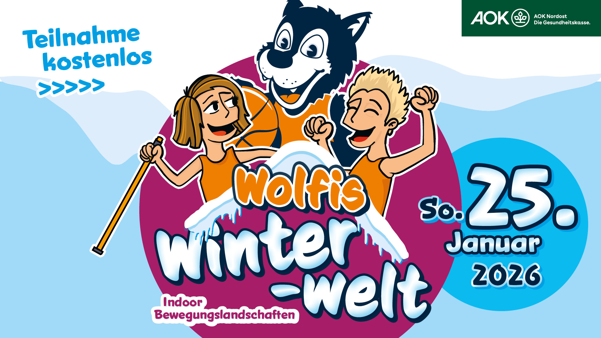 Mehr über den Artikel erfahren Wolfis Winterwelt 2026 für Kita-Kids